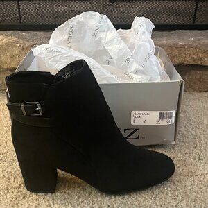 Black Suede Booties